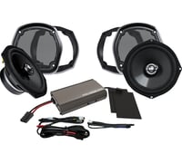 Hogtunes Amplifier/Speaker Kit - 225 W - Lower Fairing