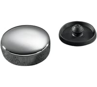 Colony Chrome Stem Bolt Cover and Rubber Plug - '57-'78 XL