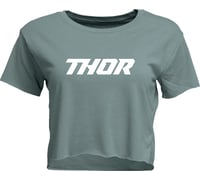 Thor Women's Corp Crop T Shirt Mineral 