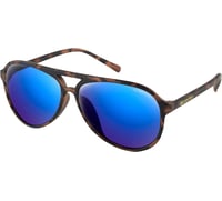 Bobster Maverick Sunglasses - Matte Brown Tortoise - Brown HD Blue Mirror
