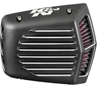 K & n Street Metal Air Intake Kit - Shaker - Black - M8