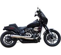 S&s cycle 2-into-1 Qualifier Exhaust System - Race Only - Silver