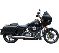 S&S Cycle 2-into-1 Qualifier Exhaust System - Race Only - Brushed Stainless
