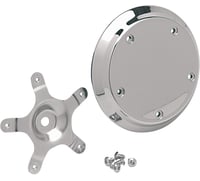 Drag specialties Five-Bolt Domed Air Cleaner Insert - Chrome