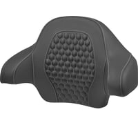 Saddlemen Tour Pack Backrest Pad - Honeycomb - Silver Stitching - FLH/FLT '14-'24