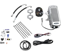 Ultracool Side Mount Oil Cooler Kit - Chrome - Dyna