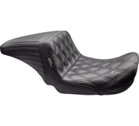 Le pera Kickflip Up Front Seat - Double Diamond - Black - Dyna '06-'17