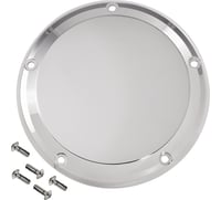Joker machine Derby Cover - 5 Hole - Smooth - Chrome - M8 Softail