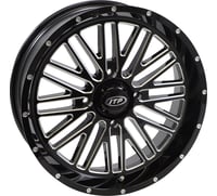 Itp Wheel - Momentum - Front/Rear - Black/Milled - 18x6.5 - 4/137 - 4+2.5 (+10 mm)