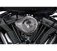 S&s cycle Stealth Mini Teardrop Air Cleaner - M8 - Lava Chrome