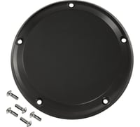 Joker machine Derby Cover - 5 Hole - Smooth - Black - M8 Softail