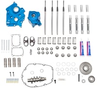 S&s cycle Cam Chest Kit with Plate - Gear Drive - Oil Cooled - 550 Cam - Chrome Pushrods - M8