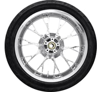 Coastal moto Marlin Rear Wheel (18"/Chrome)/Dunlop Tire (180/55B18)