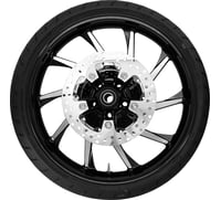 Coastal moto Hurricane Front Wheel - Black Cut (21") | Rotors (11.8") | Dunlop Tire (130/60B21)