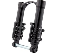Arlen ness Fork Legs - 49 mm - Black Anodized - For Factory Brake Caliper