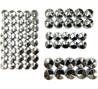 Drag specialties Bolt Covers - Engine - Chrome - M8