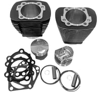Revolution performance, llc Cylinder Kit - 85" - Black with Highlighted Fins