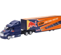 New ray toys Peterbilt Red Bull KTM Race Team Truck - 1:43 Scale - Blue/Orange