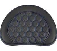 Saddlemen RoadSofa™ Sissy Bar Pad - Honeycomb - Blue Stitching