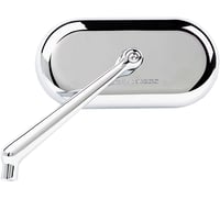 Arlen ness Mirror - Side View - Oval - Chrome - Left