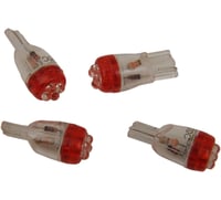 Drag specialties Mini Wedge LED Bulbs - Red