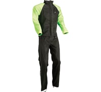 Z1R Women's 2 Piece Rainsuit Black/Hi Vis 