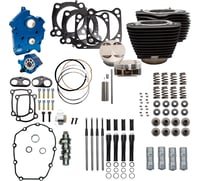 S&S Cycle Power Pack - 4.375" Stroke - Oil Cooled - Black Granite w/Highlights - M8