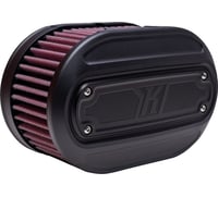 Kodlin usa Oval Air Cleaner Kit - Black - Touring