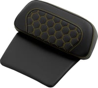 Saddlemen Chopped Tour Pak Pad - Honeycomb - Gold Stitching - FLH/FLT '14-'24