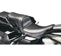 Le pera Daytona 2-Up Seat - Without Backrest - Smooth - Black - FLH/FLT '02-'07