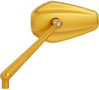 Arlen ness Mirror - Mini/Stocker - Side View - Hexagon - Gold - Right
