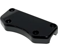 Drag specialties Handlebar Clamp - Buffalo - Smooth - Black