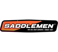 Saddlemen Metal Sign - 24" x 5-1/2" - Black/Orange