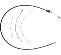 Drag specialties Quick Connect Clutch Cable - Upper - Black/Chrome