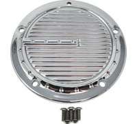 Covingtons Derby Cover - 5-Hole - Dimpled - Chrome