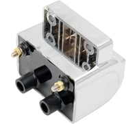 Drag specialties Dual-Fire Ignition Coil - Harley Davidson - Chrome