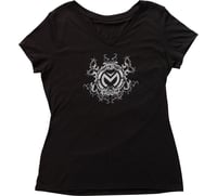 Moose Racing Women's Filigree T Shirt Black 