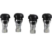 Moose utility Valve Stem - Push-In - Chrome/Black