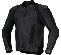 Alpinestars Missile v3 Leather Jacket Black/Black 