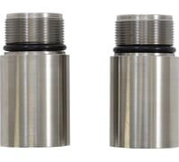 Cycle visions Chrome Fork Tube Extensions - 39 mm Diameter - Extends +2"