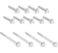 Arlen Ness Bolt Kit - Primary Cover - Titanium - 12-Point - Twin Cam - Polished