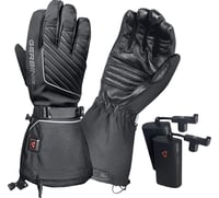 Gerbing Heated Clothing Women's 7 V Atlas Ultra Flex Battery Heated Gloves Black