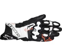 Alpinestars GP Plus R V3 Leather Gloves Black/White/Fluo Red