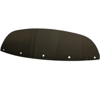 Memphis shades Windshield - 5" - Black - '86-'95 FLHT