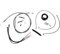 La choppers Handlebar Cable/Brake Line Kit - Complete - 18" - 20" Handlebars - Stainless