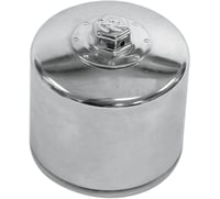 K & n Oil Filter - Chrome - Big Twin