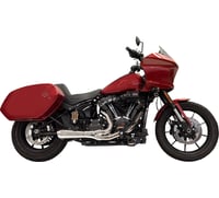 Bassani Xhaust 2-into-1 Ripper Exhaust System with Megaphone Muffler - Short - Chrome - M8 Softail