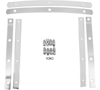 Memphis shades Slim Windshield Hardware Straps - Stainless Steel