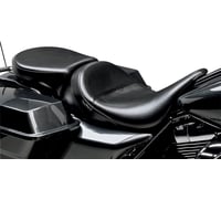 Le pera Aviator Pillion Pad - Wide - Smooth - Black - FL '08-'23