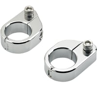 Biltwell O/S Speed Clamps - Chrome - Straight